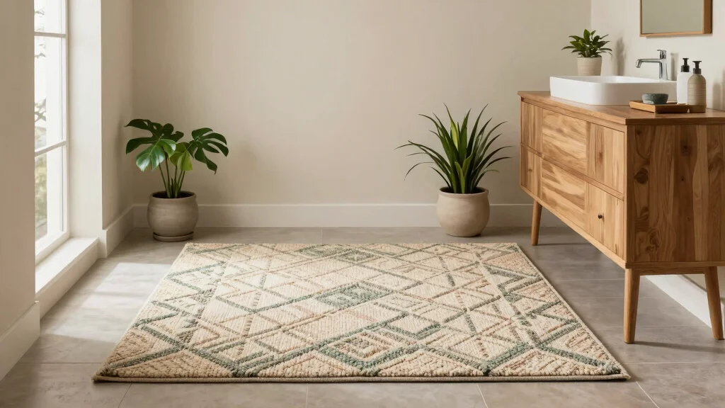 17 Bathroom Rug Placement Ideas That Actually Work