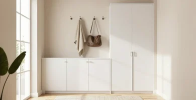 17 Built-In Hallway Cabinets Ideas for Storage