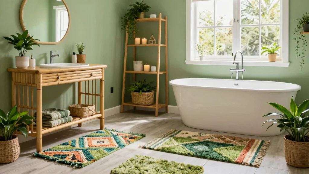 17 Rug in Bathroom Ideas That Are Practical & Stylish