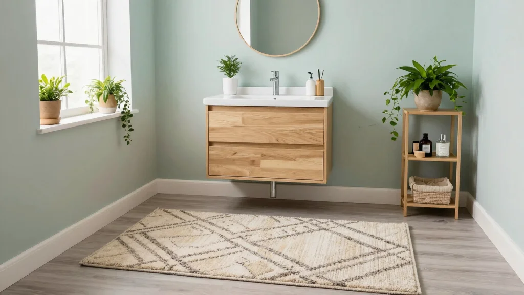 17 Small Bathroom Rug Ideas That Save Space