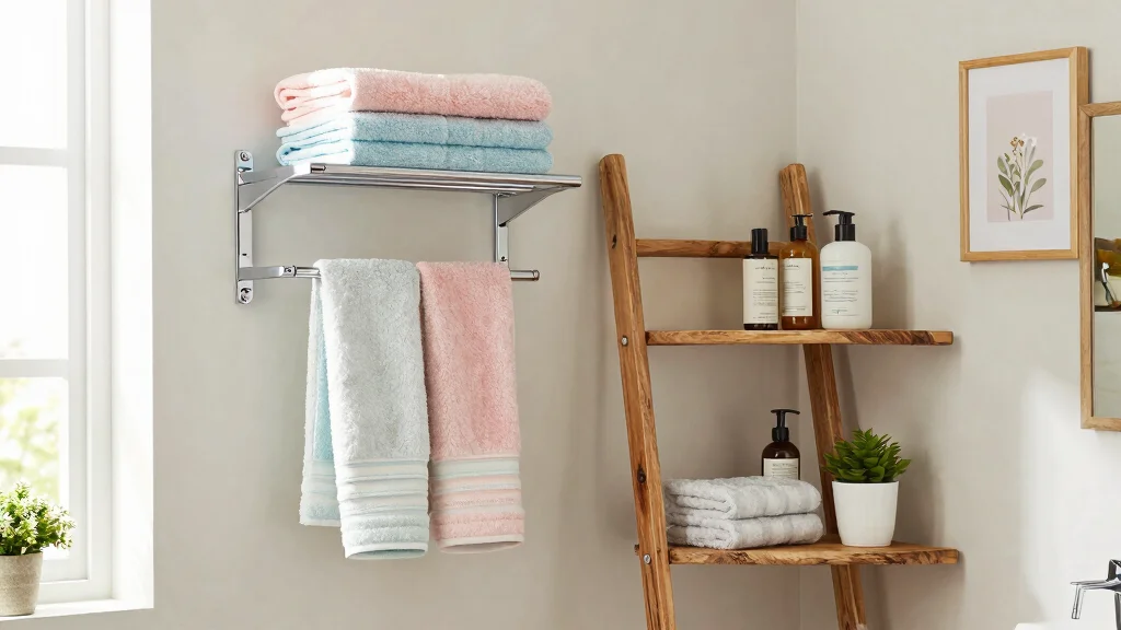 17 Small Bathroom Towel Rack Ideas That Maximize Space