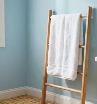 18 Wooden Towel Rack Bathroom Ideas for a Natural Look