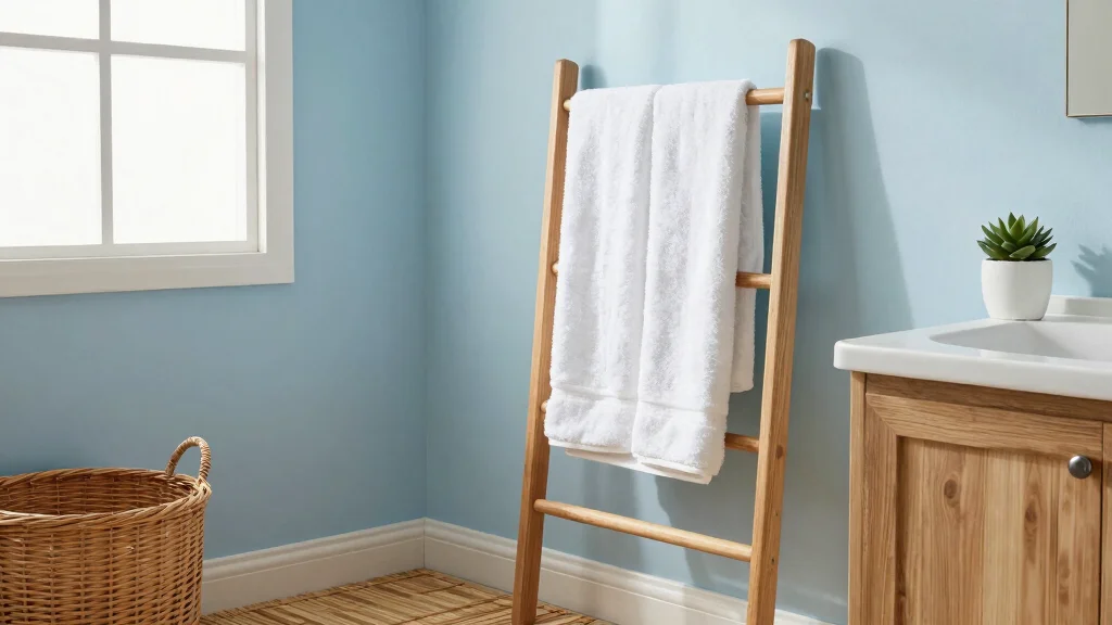 18 Wooden Towel Rack Bathroom Ideas for a Natural Look