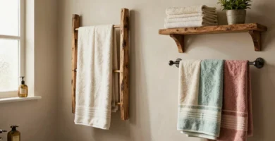 19 Bathroom Towel Rack Ideas for Display & Decor