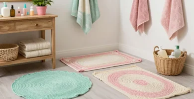 19 Crochet Bathroom Rug Ideas for a Cozy Handmade Look
