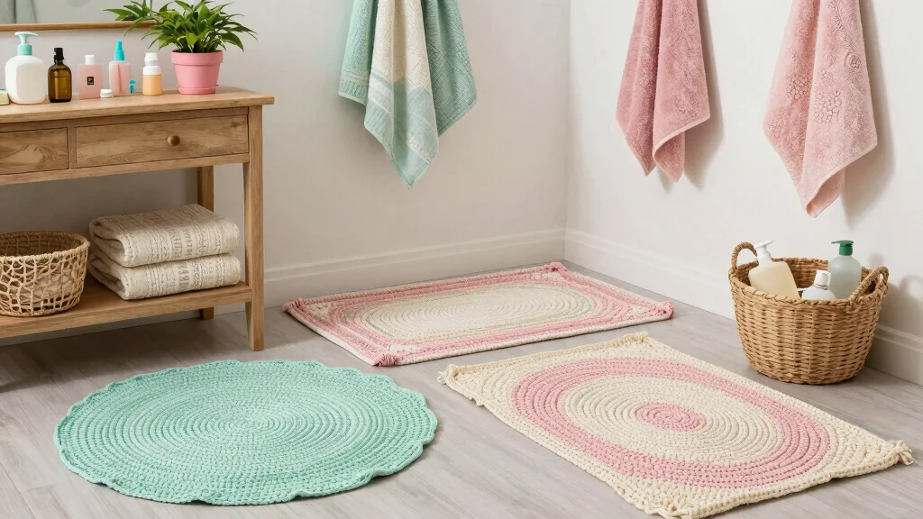 19 Crochet Bathroom Rug Ideas for a Cozy Handmade Look