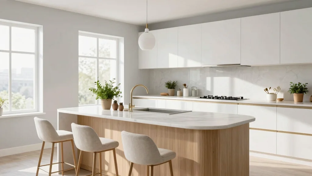 19 Curved Kitchen Island Ideas for a Soft, Modern Look