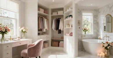 19 Dressing Room with Bathroom Ideas for Luxury Living
