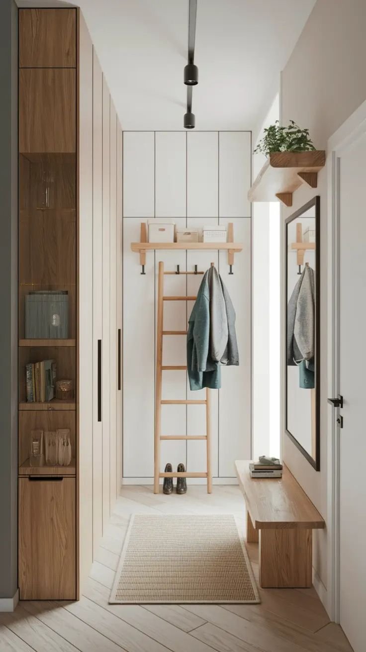 19 Narrow Hallway Wardrobe Ideas That Save Space in Style