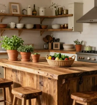 19 Rustic Kitchen Island Ideas with Warm Character