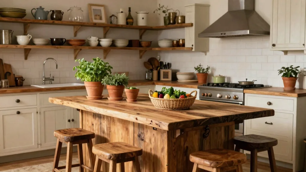 19 Rustic Kitchen Island Ideas with Warm Character