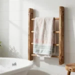 19 Rustic Towel Rack Bathroom Ideas with Farmhouse Charm