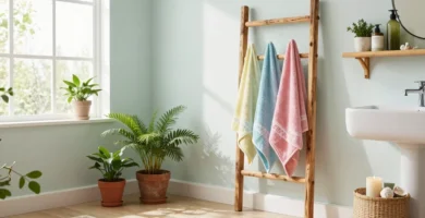 19 Towel Rack Bathroom Ideas for Any Layout