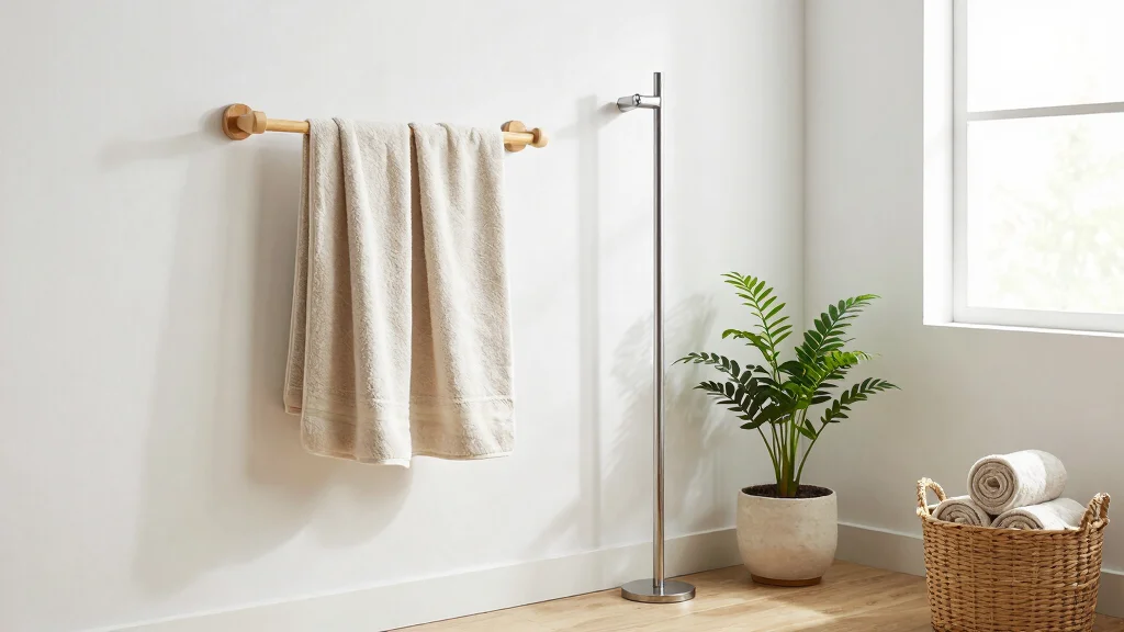 20 Modern Bathroom Towel Rack Ideas for Minimal Homes