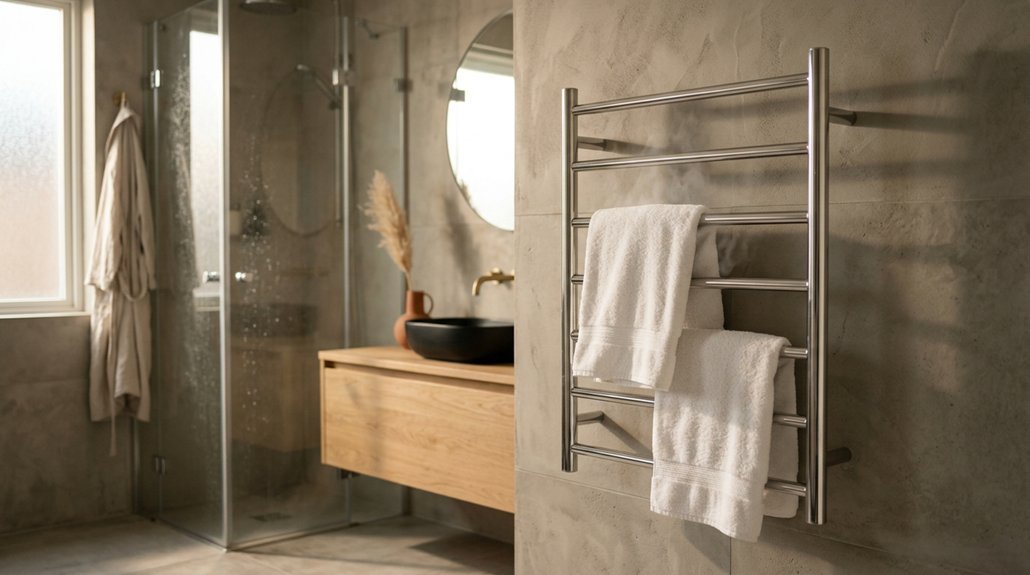 spa like warmth towel heaters