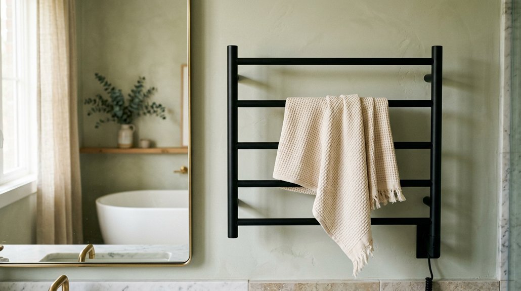 spa worthy towel warmer comfort