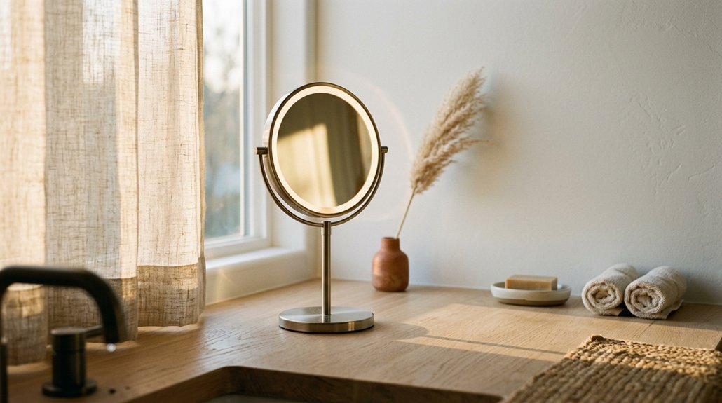 top lighted makeup magnifiers