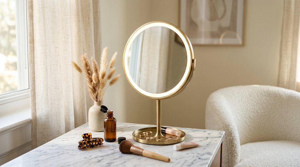 top rated illuminated vanity mirrors