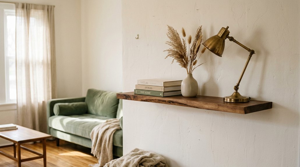 top wood for floating shelves